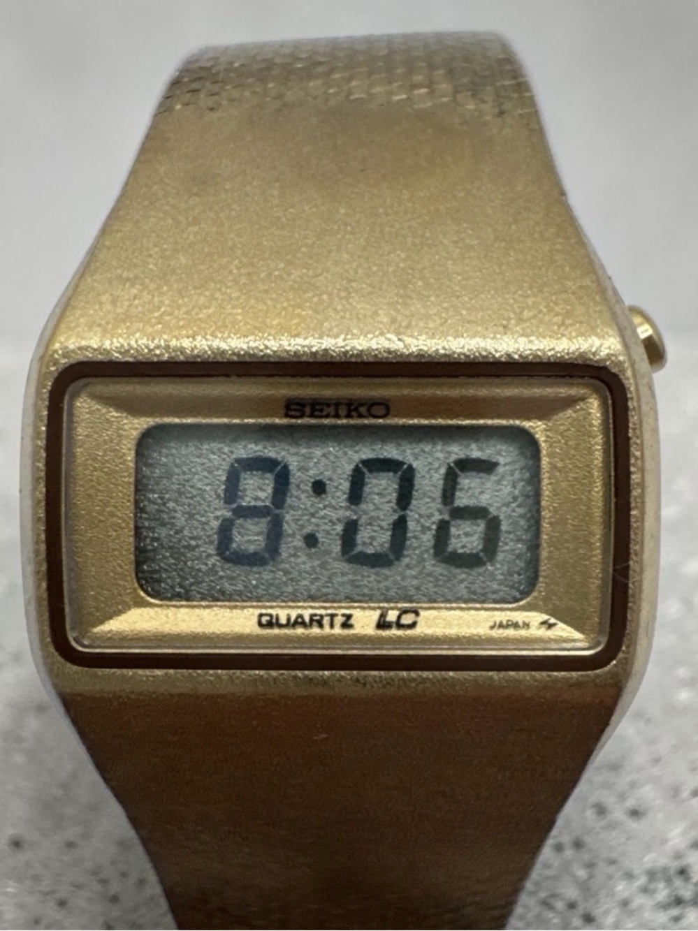 Vintage 80’S Seiko Gold Tone women Watch Bracelet